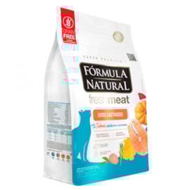 Ração Gato Fórmula Natural Adulto Fresh Meat 10,1kg Castrado Salmão