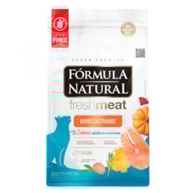 Ração Gato Fórmula Natural Adulto Fresh Meat 10,1kg Castrado Salmão