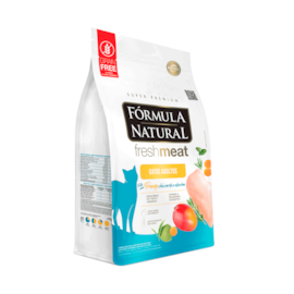 Ração Gato Fórmula Natural Adulto Fresh Meat 1kg Frango