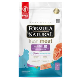 Ração Gato Formula Natural Adulto Fresh Meat 1kg Salmão Hairball