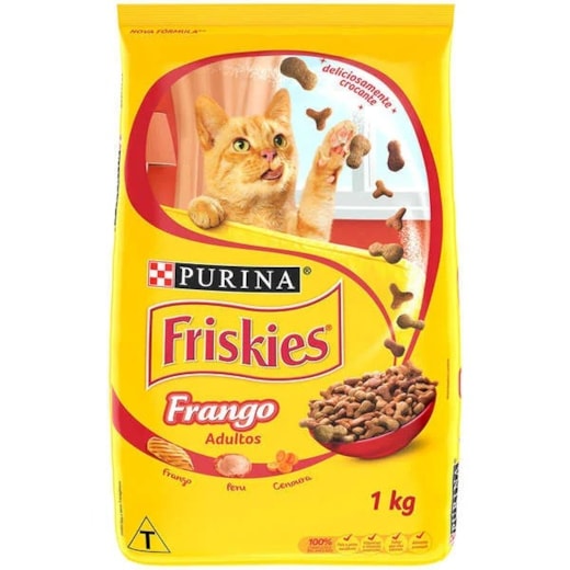 RACAO GATO FRISKIES AD FRANGO 01KG