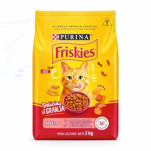 Ração Gato Friskies Adulto Delicias da Granja 03kg