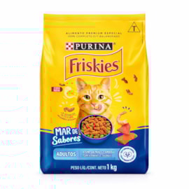 Ração Gato Friskies Adulto Mar de Sabores 01kg