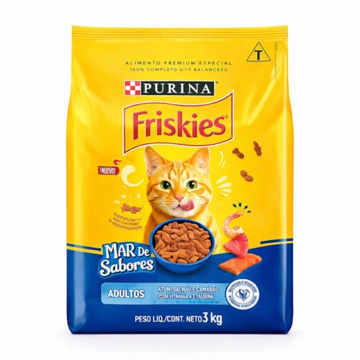 Ração Gato Friskies Adulto Mar de Sabores 03kg