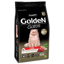 Racao Gato Golden Adulto Carne 10,1Kg