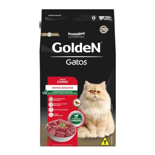 Ração Gato Golden Adulto Carne 10,1kg