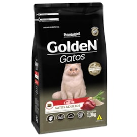 Ração Gato Golden Adulto Carne 1kg