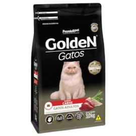 Ração Gato Golden Adulto Carne 3kg