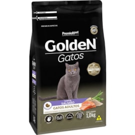 Ração Gato Golden Adulto Salmão 1kg