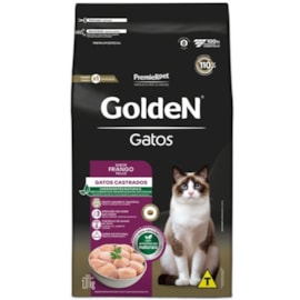Ração Gato Golden Castrado Frango 1kg