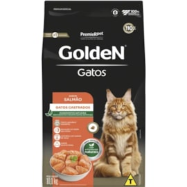 Ração Gato Golden Castrado Salmão 10,1kg