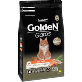 Ração Gato Golden Castrado Salmão 1kg