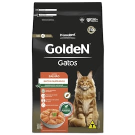 Ração Gato Golden Castrado Salmão 1kg
