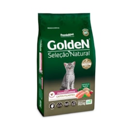 Ração Gato Golden Filhotes Frango e Arroz Seleção Natural 10,1kg
