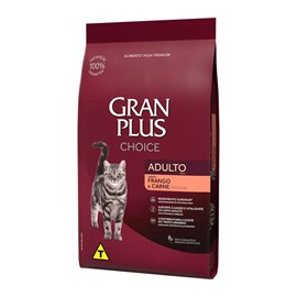 Ração Gato Gran Plus Adulto Frango/Carne 10,1Kg Choice