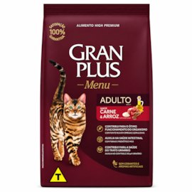 Ração Gato GranPlus Adulto Carne e Arroz 10,1kg