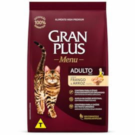 Ração Gato GranPlus Adulto Frango e Arroz 3kg