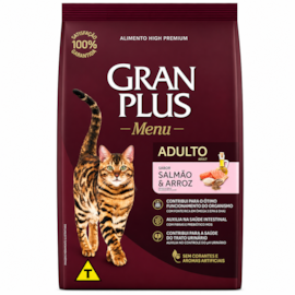 Ração Gato GranPlus Adulto Salmão e Arroz 10,1kg
