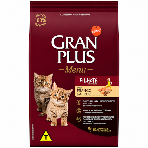 Ração Gato GranPlus Filhote Frango e Arroz 10,1kg
