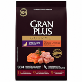 Ração Gato GranPlus Filhote Salmão e Frango Gourmet 10,1kg
