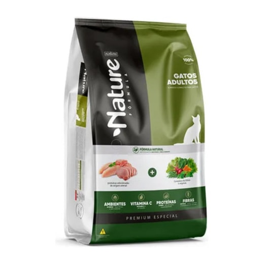 Ração Gato Nature Super Premium Adulto 3kg