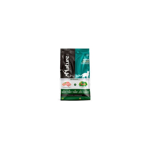Ração Gato Nature Super Premium Castrado Sênior 7+ 3kg