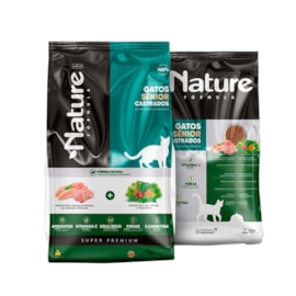 Ração Gato Nature Super Premium Castrado Sênior 7+ 3kg