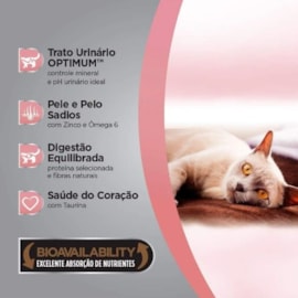 Ração Gato Optimum Adulto Carne 3kg