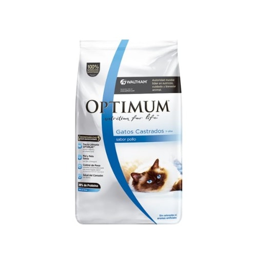 Ração Gato Optimum Castrado Carne 1kg