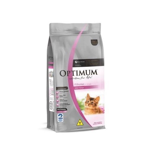 Ração Gato Optimum Filhote Frango 1kg