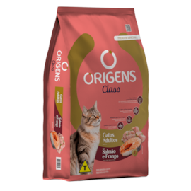 Ração Gato Origens Adulto Class Salmão e Frango 1kg