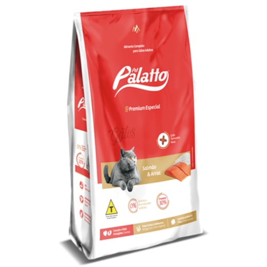 RACAO GATO PET PALATTO ADULTO 01KG SALMAO/ARROZ