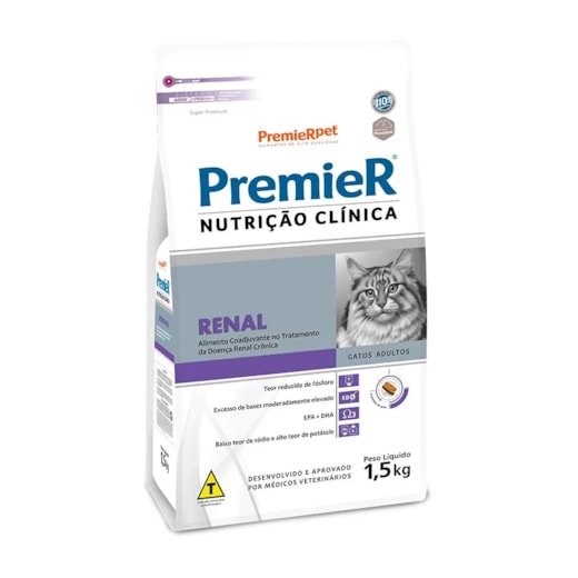 Ração Gato Premier Nutrição Clinica Renal 1,5kg