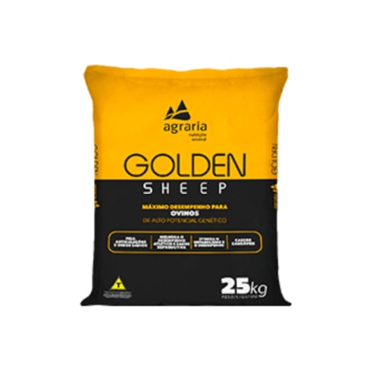 Ração Ovinos Golden Sheep Cordeiro Borrego 25kg