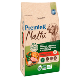 Ração Premier Nattu Cães Adultos Abóbora
