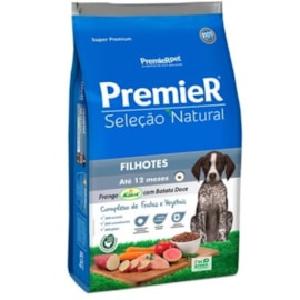 Ração Premier Seleção Natural Filhotes 2,5Kg Batata Doce