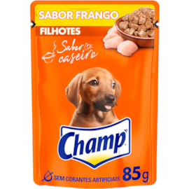 Sache Cães Champ Filhote 85Gr Frango