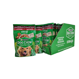Sachê Cães Dog Chow Adulto Carne 15 Unidades