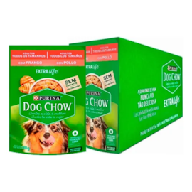 Sachê Cães Dog Chow Adulto Frango 15 Unidades