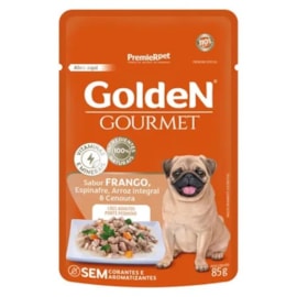 Sachê Cães Golden Adulto Pequeno Porte 85gr Frango