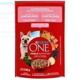 SACHE CAES ONE SUPERFOODS SALMAO 85G