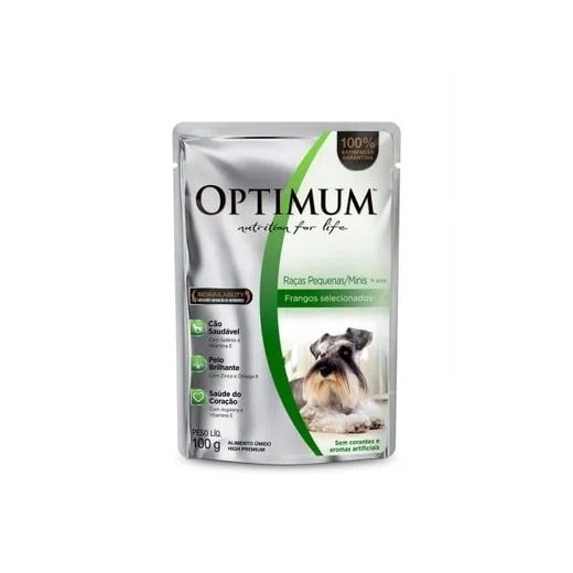 SACHE CAES OPTIMUM DOG AD RC MINI/PEQUENA 100G