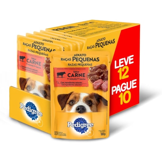 SACHE CAES PEDIGREE AD RC PEQ LEVE 12 PAGUE 10