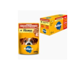 Sachê Cães Pedigree Adulto Raças Pequenas Frango Leve 18 Pague 15