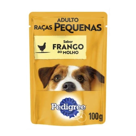 Sache Cães Pedigree Adulto Raças Pequenas Frangos 100gr