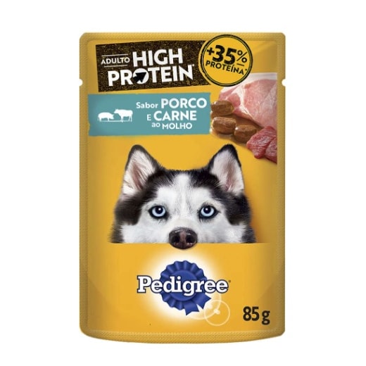 SACHE CAES PEDIGREE HIGH PROTEIN AD PORCO E CARNE 85GR