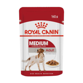 SACHE CAES ROYAL CANIN MEDIUM ADULTO 140GR
