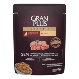 Sache de Gato Gran Plus 85Gr Filhote Frango