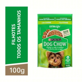Sachê Dog Chow Filhote Carne 15 Unidades