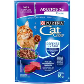 SACHE GATO CAT CHOW 85GR AD +7 CARNE